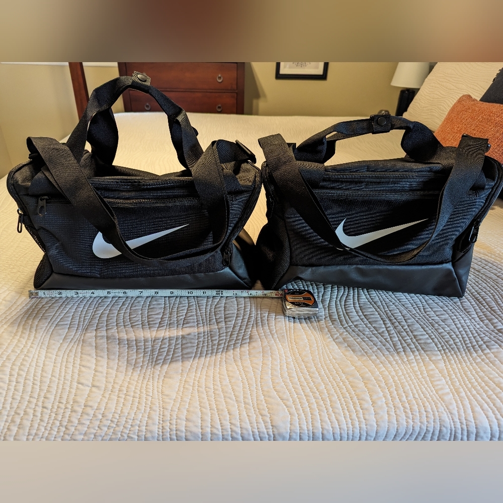 Nike x-small black duffle bag